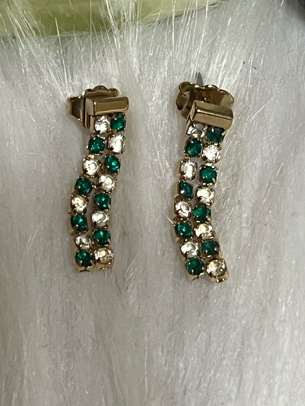 Vintage Avon Rhinestone Earrings